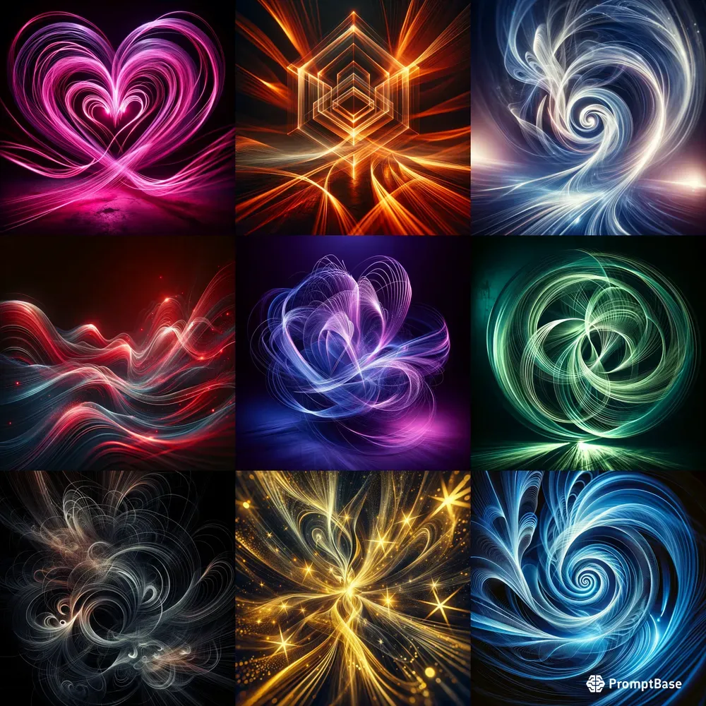 Abstract Light Art