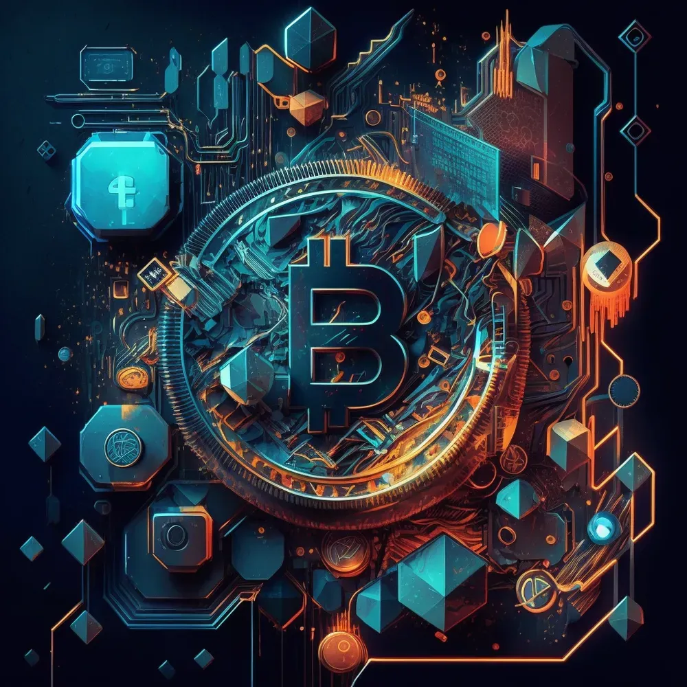 Crypto Worlds And Cryptocurrencies Midjourney Prompt | PromptBase