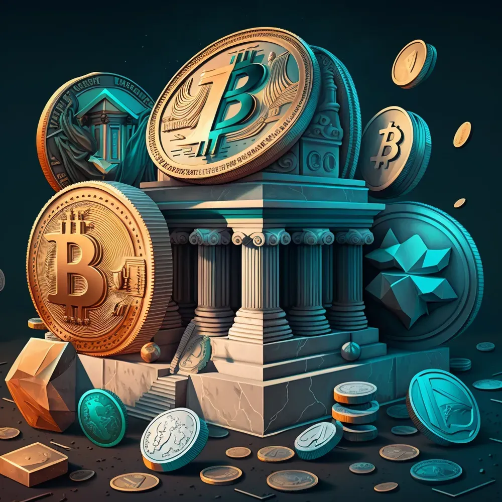 Crypto Worlds And Cryptocurrencies Midjourney Prompt | PromptBase