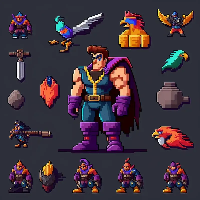 Pixel Art Characters