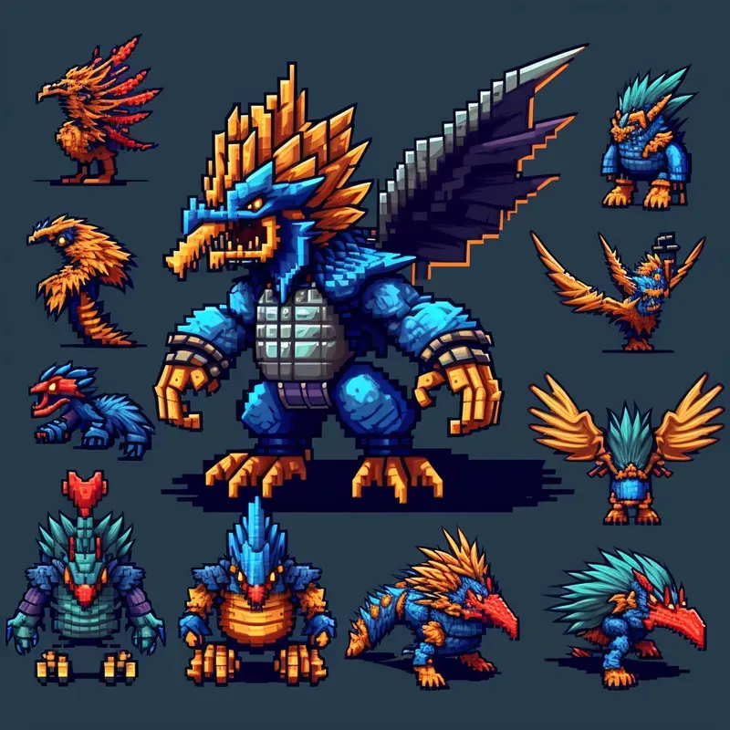 Pixel Art Characters