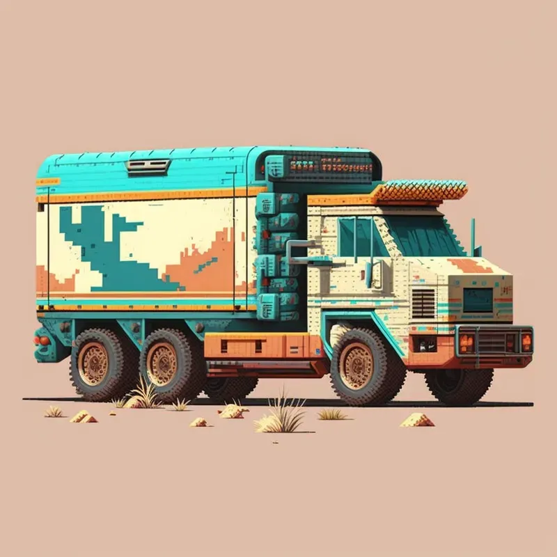 Pixel Art Cars
