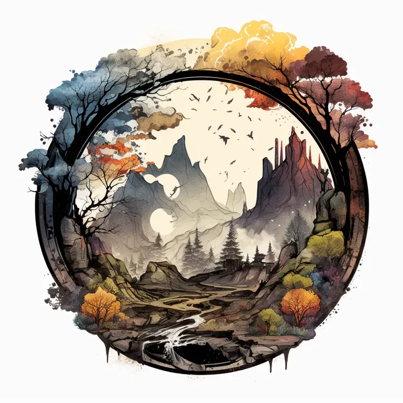 Art Sketches Of Landscapes