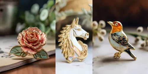 Vintage Pin Designs generated by midjourney