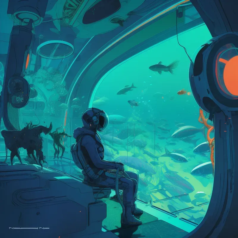 Retro Futuristic Album Covers