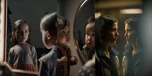 Mirror Images Of People generated by midjourney