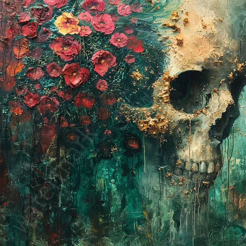 Oil Painting Enchanted Forest Art