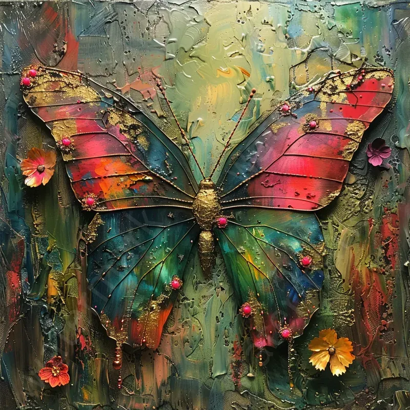 Oil Painting Enchanted Forest Art
