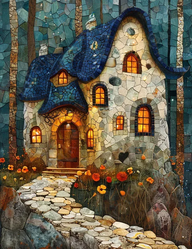 Forests Fantasy Mosaic Wall Art