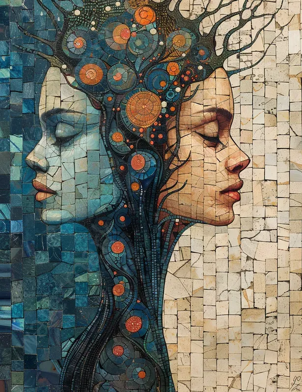 Forests Fantasy Mosaic Wall Art