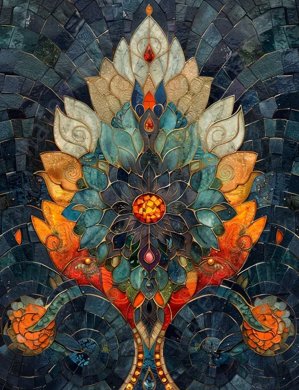 Forests Fantasy Mosaic Wall Art