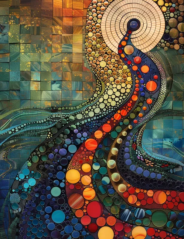 Forests Fantasy Mosaic Wall Art