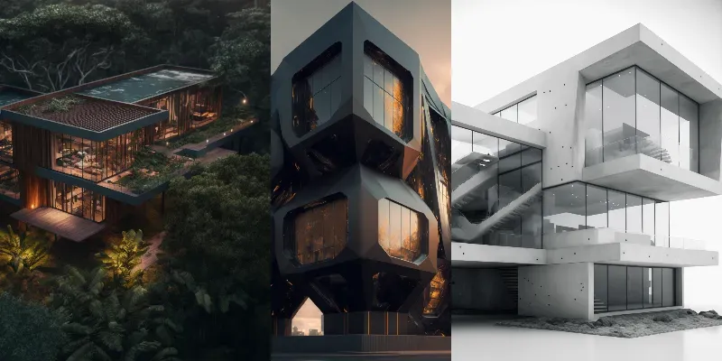 Modern Architecture Renders generated by undefined