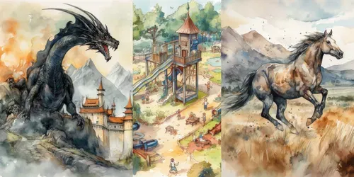 Stylized Watercolors Of What You Want generated by midjourney