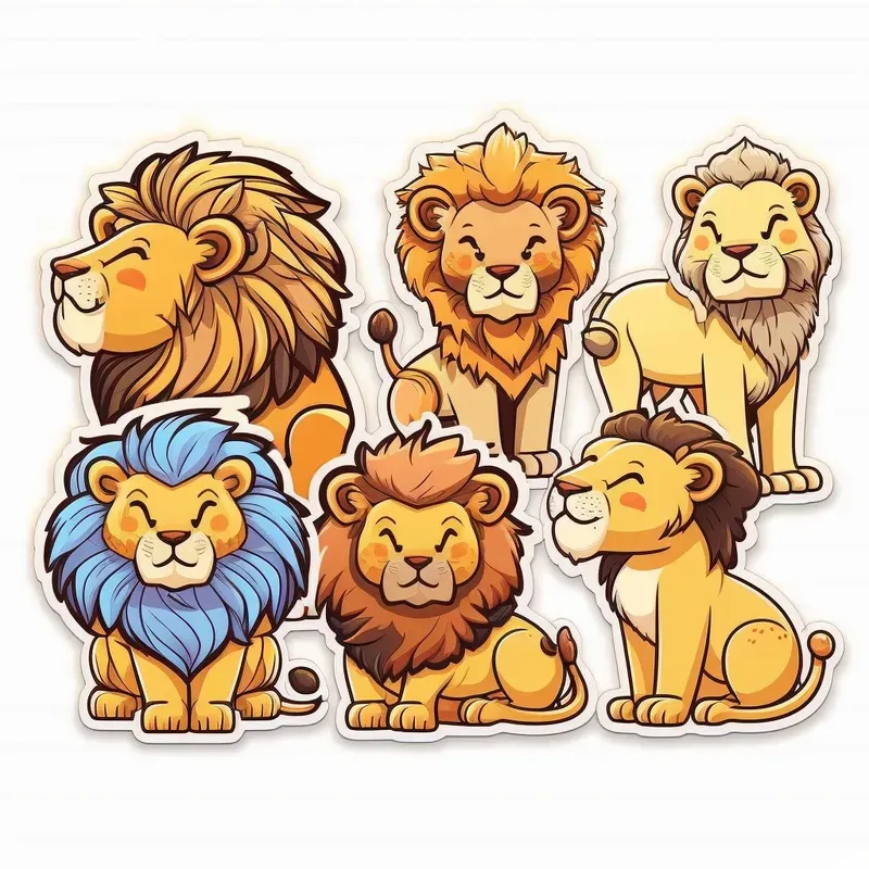 Multiple Animals Illustrations