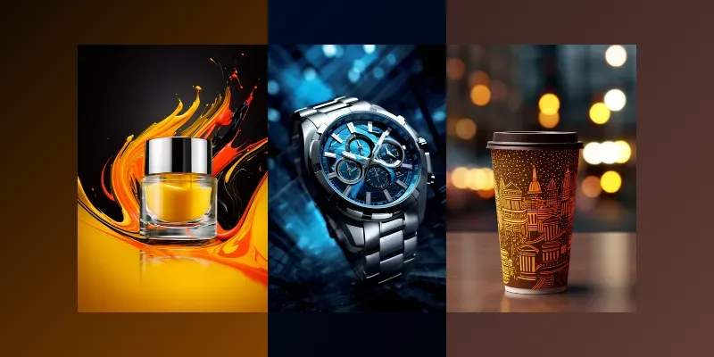 Modern Commercial Product Photographs generated by undefined