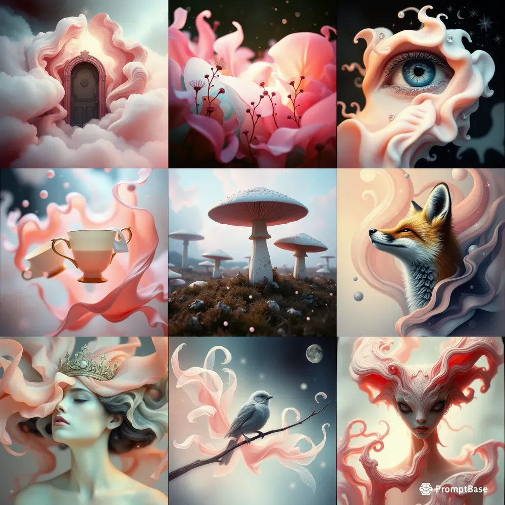 Celestial Surrealism With Soft Tones