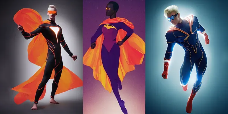 Super Hero Character generated by undefined