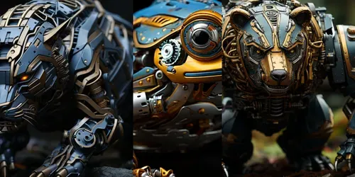 Mechanical Animals generated by midjourney