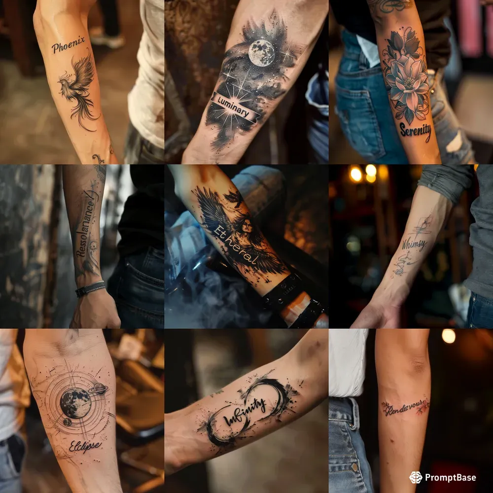 Professional Tattoo Text Designs