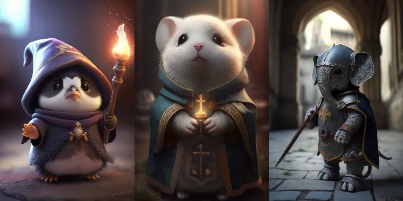 Tiny RPG Animals generated by undefined