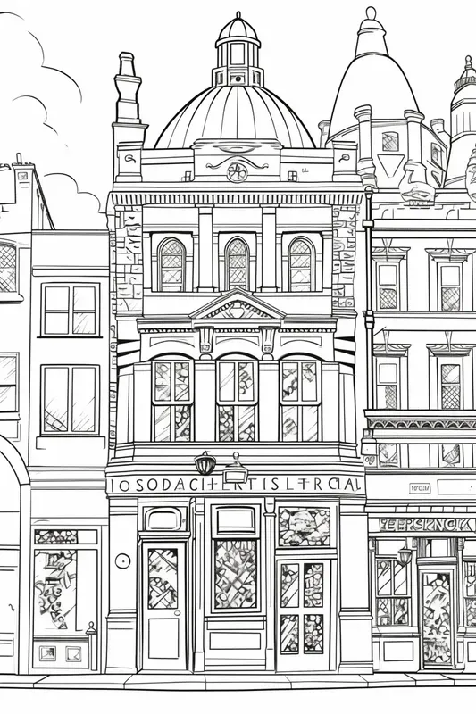 Adult Colouring Books And Cover Cities