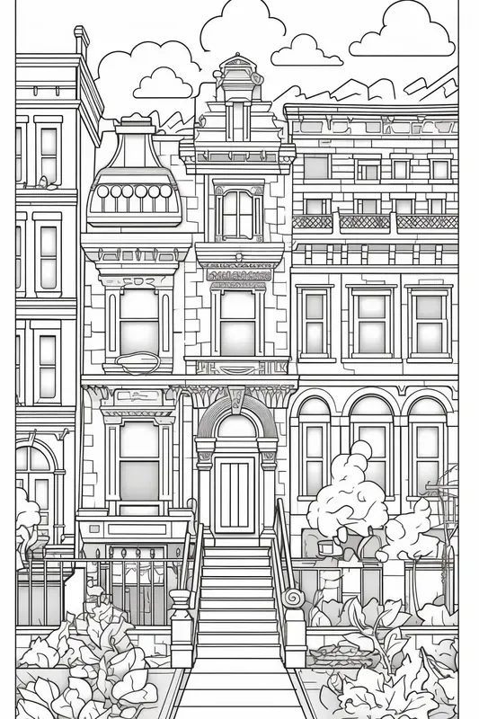 Adult Colouring Books And Cover Cities