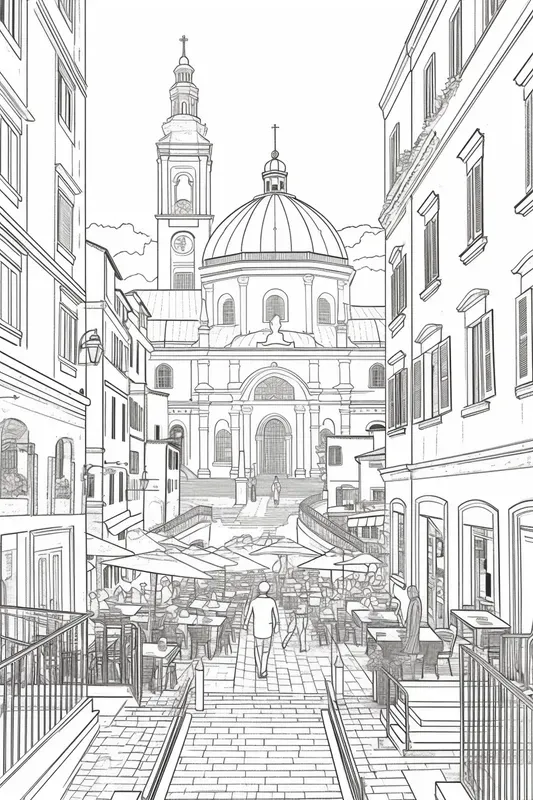 Adult Colouring Books And Cover Cities