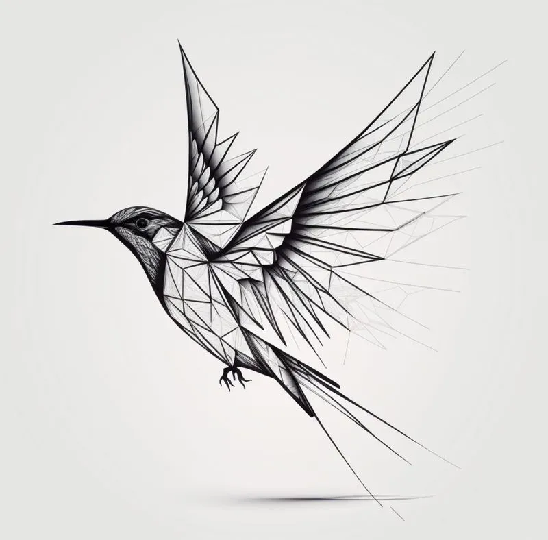 Animal Geometric Face Tattoo Designs
