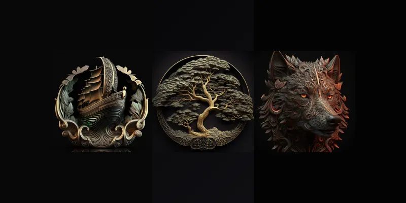 Ultra-detailed Professional Logos generated by undefined