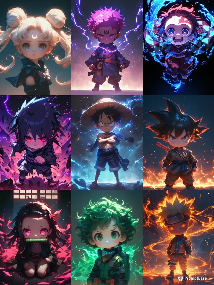 Cartoon Baby Anime Characters