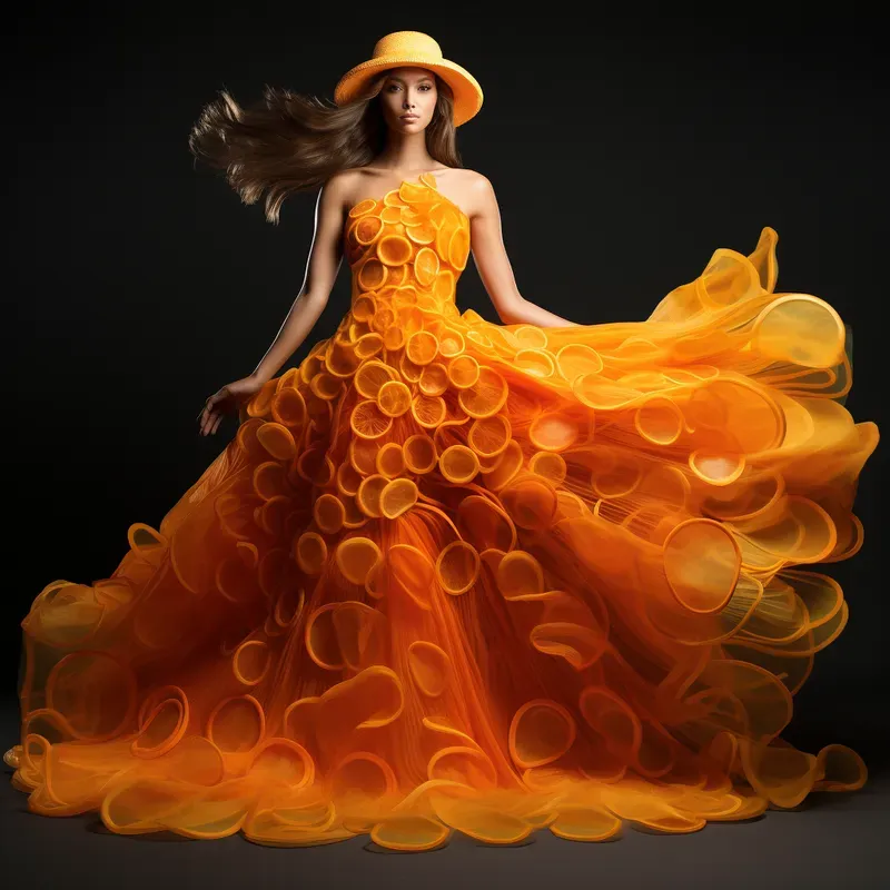 Fruit Dresses Exotic Fashion