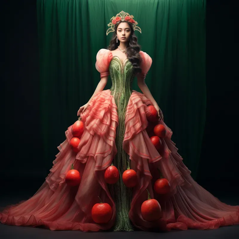 Fruit Dresses Exotic Fashion