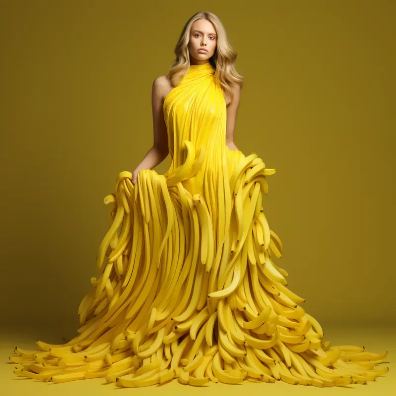 Fruit Dresses Exotic Fashion