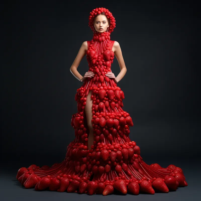 Fruit Dresses Exotic Fashion
