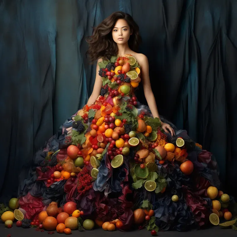 Fruit Dresses Exotic Fashion