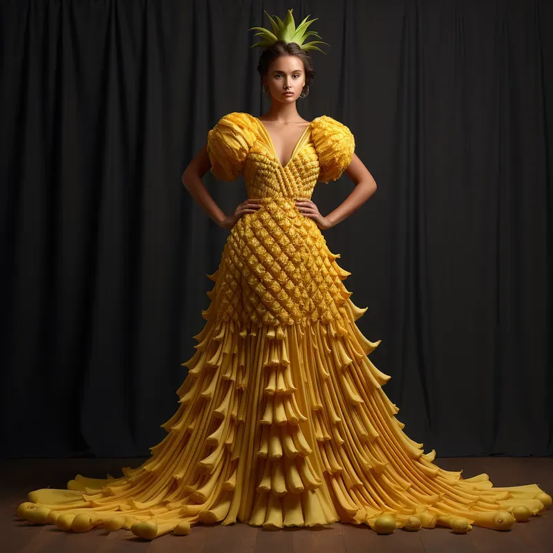 Fruit Dresses Exotic Fashion