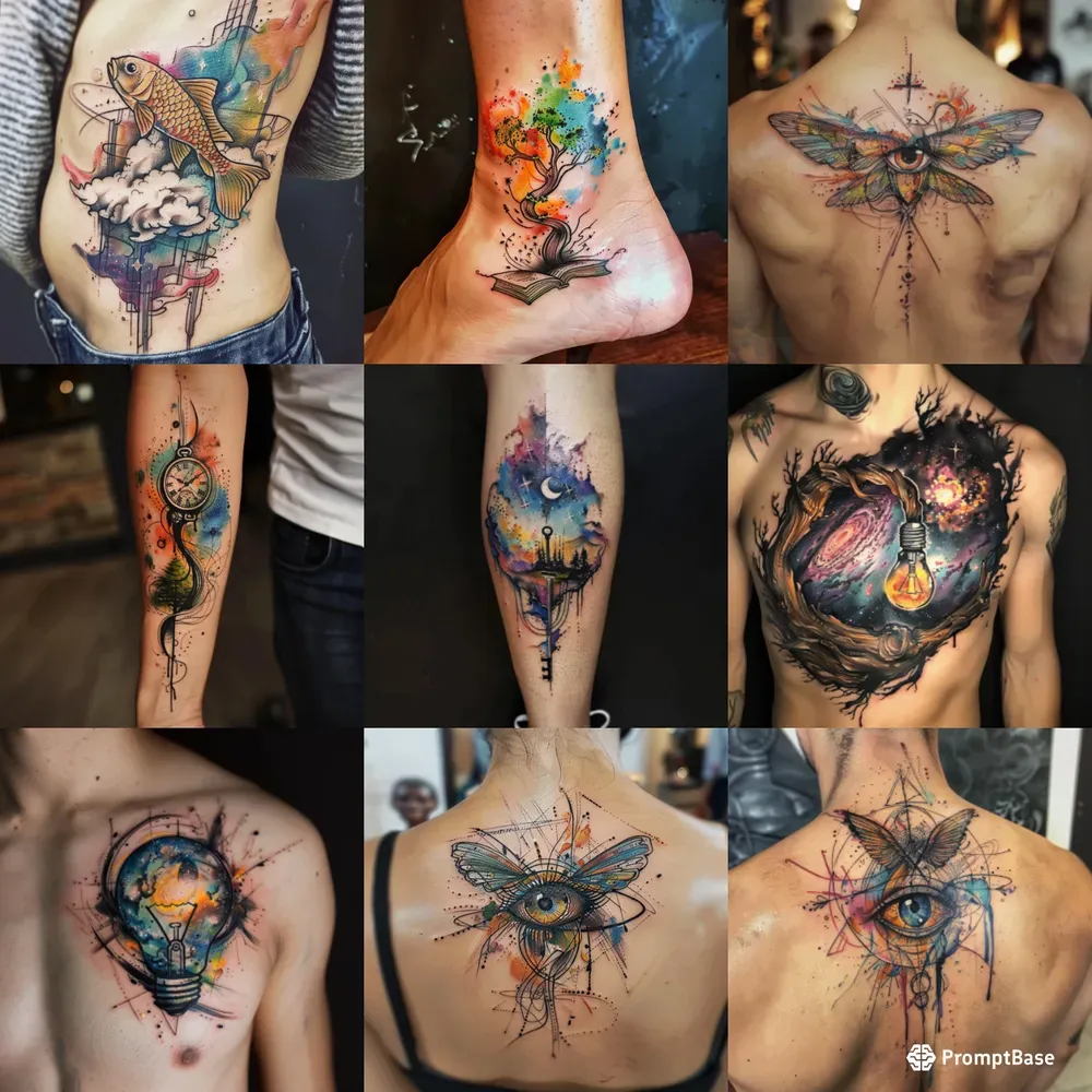 Dreamscape Surreal Tattoo Designs