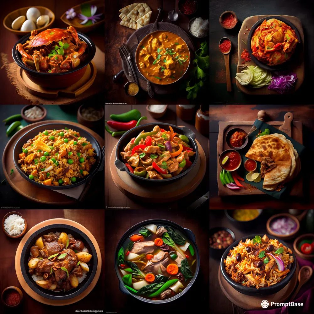 Realistic Dishes Photographs