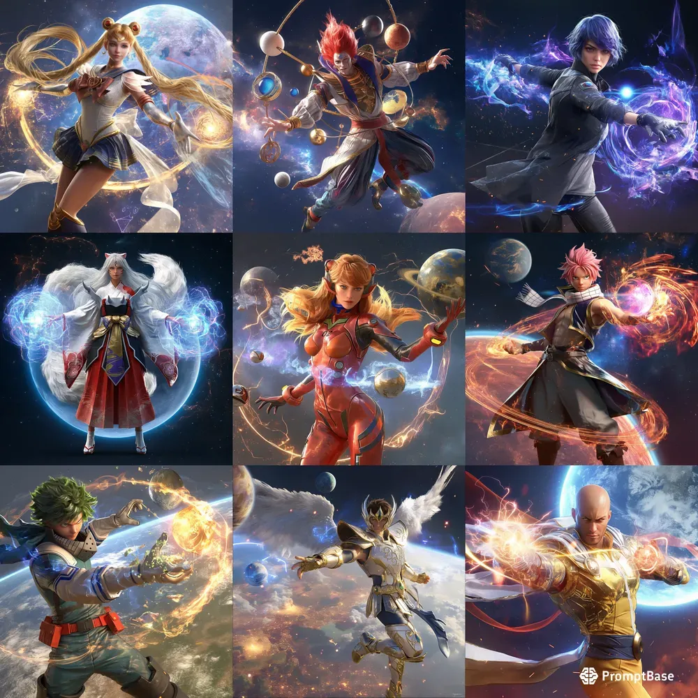 Hyper Realistic Anime Characters