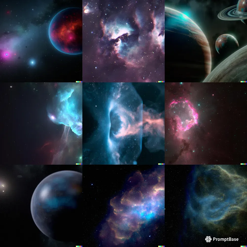 Extremely Detailed Space Backgrounds