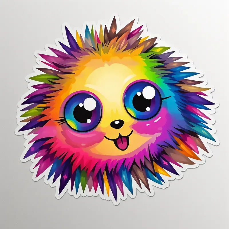 Lisa Frank Galaxy Styled Stickers