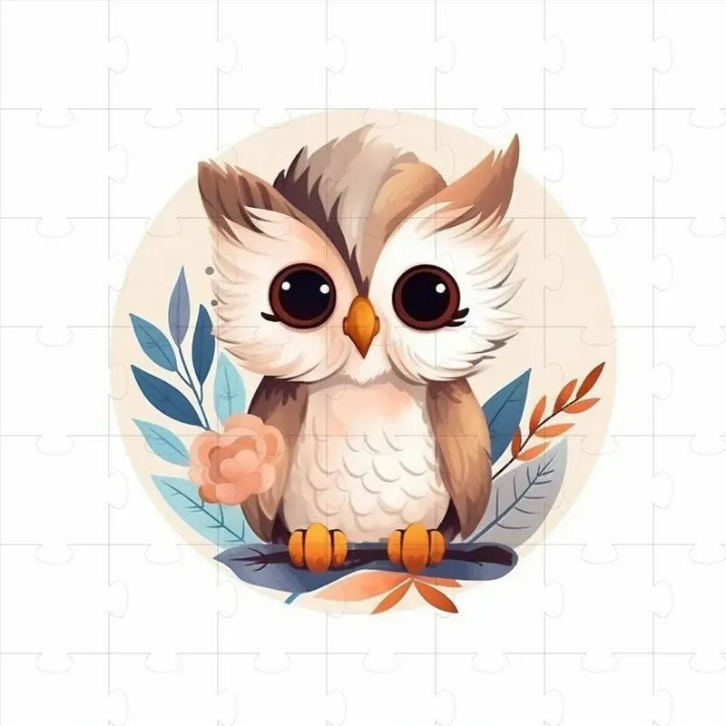 Cute Animals Boho Clipart Style