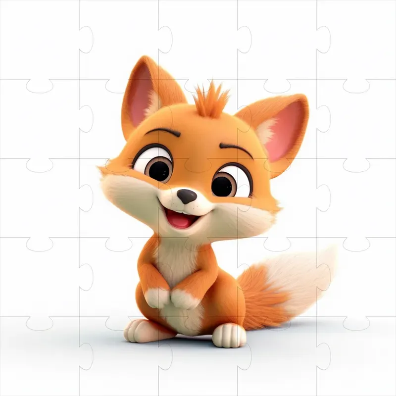 3D Cartoon Style Animals