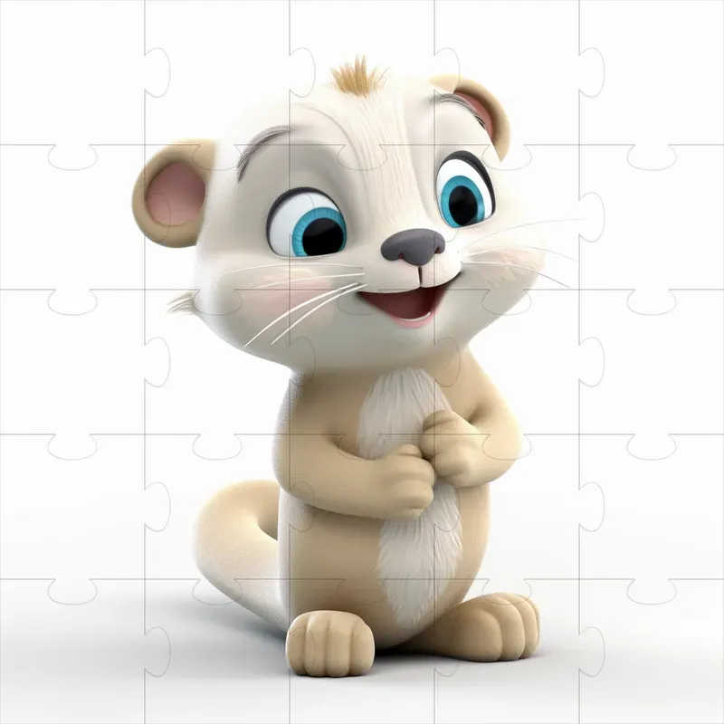 3D Cartoon Style Animals