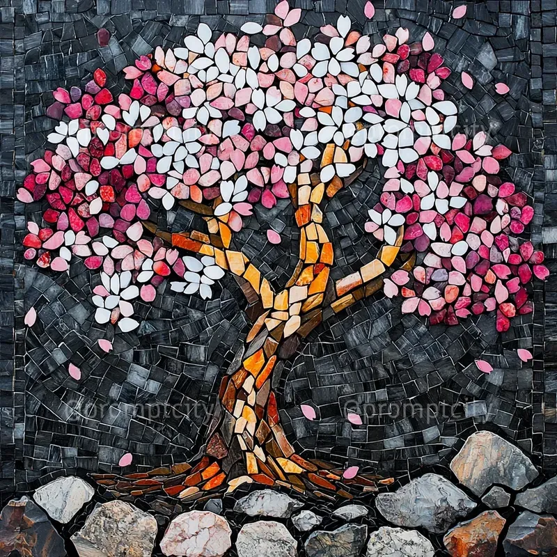 Natural Stone Mosaic Art