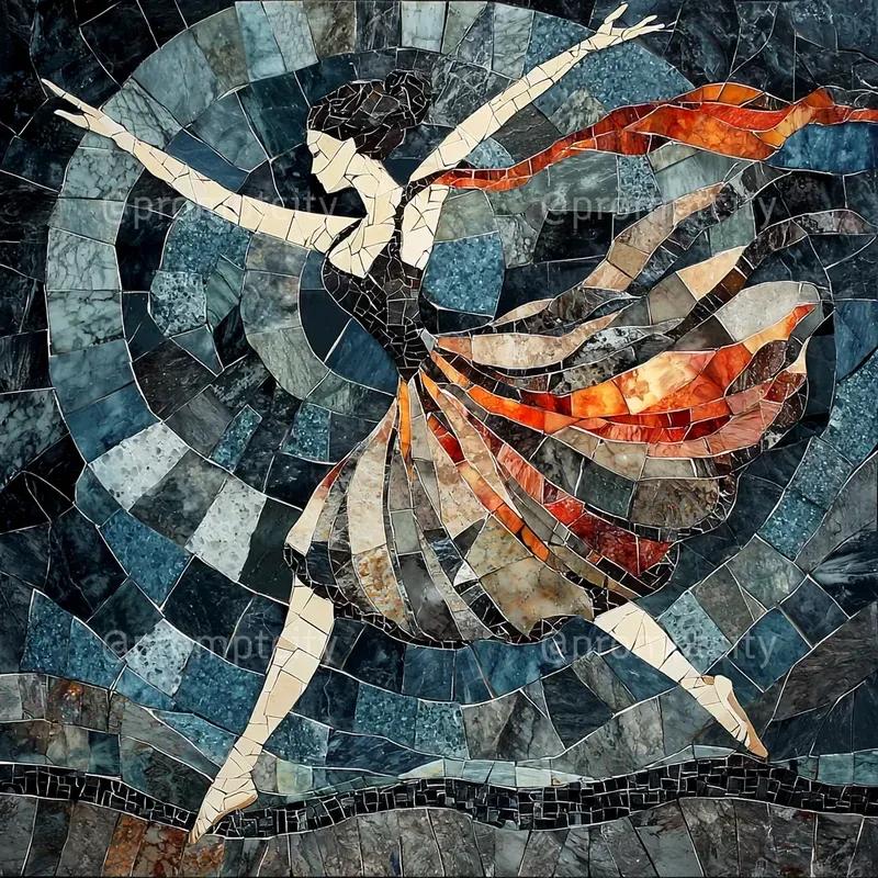 Natural Stone Mosaic Art