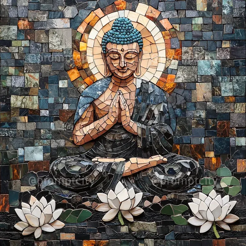 Natural Stone Mosaic Art
