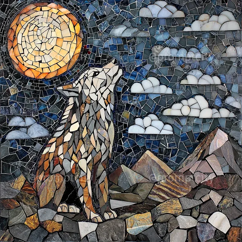 Natural Stone Mosaic Art