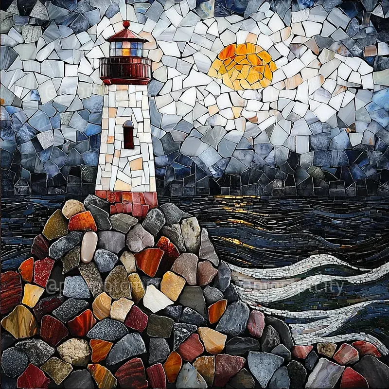 Natural Stone Mosaic Art
